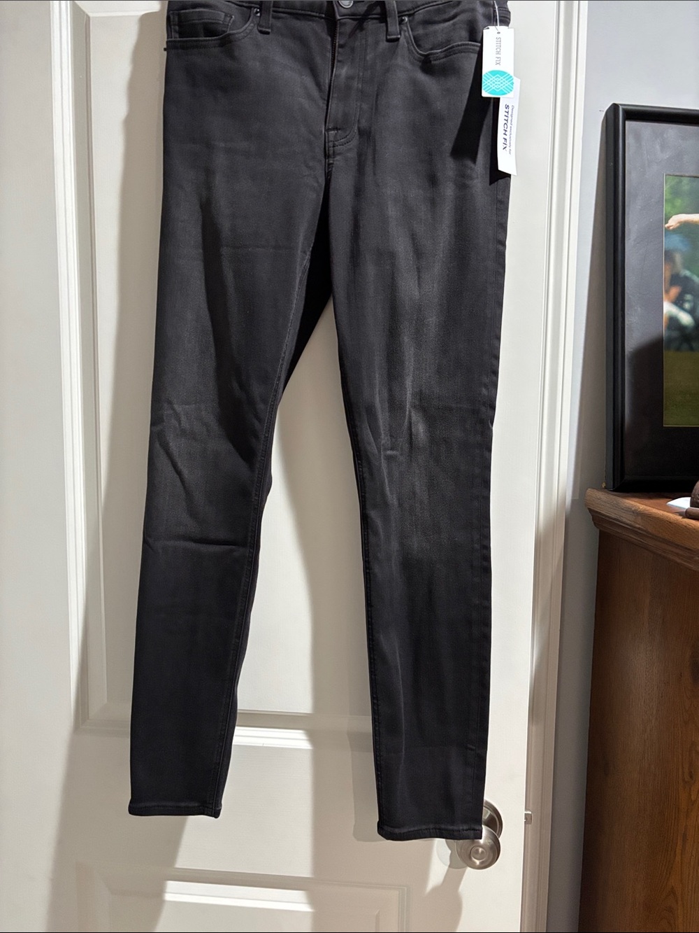 Women's Black Skinny Jeans with Stretch